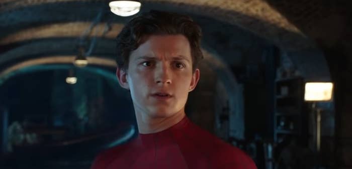 Peter unmasked in Nick Fury&#x27;s secret base in &quot;Spider-Man: Far From Home&quot;