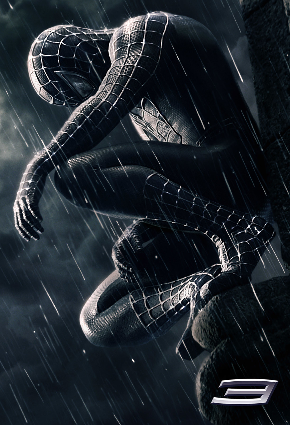 Spider-Man 3 poster, with Spidey in the black suit