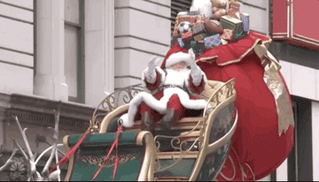 Santa Claus in the Macy&#x27;s Thanksgiving Day Parade