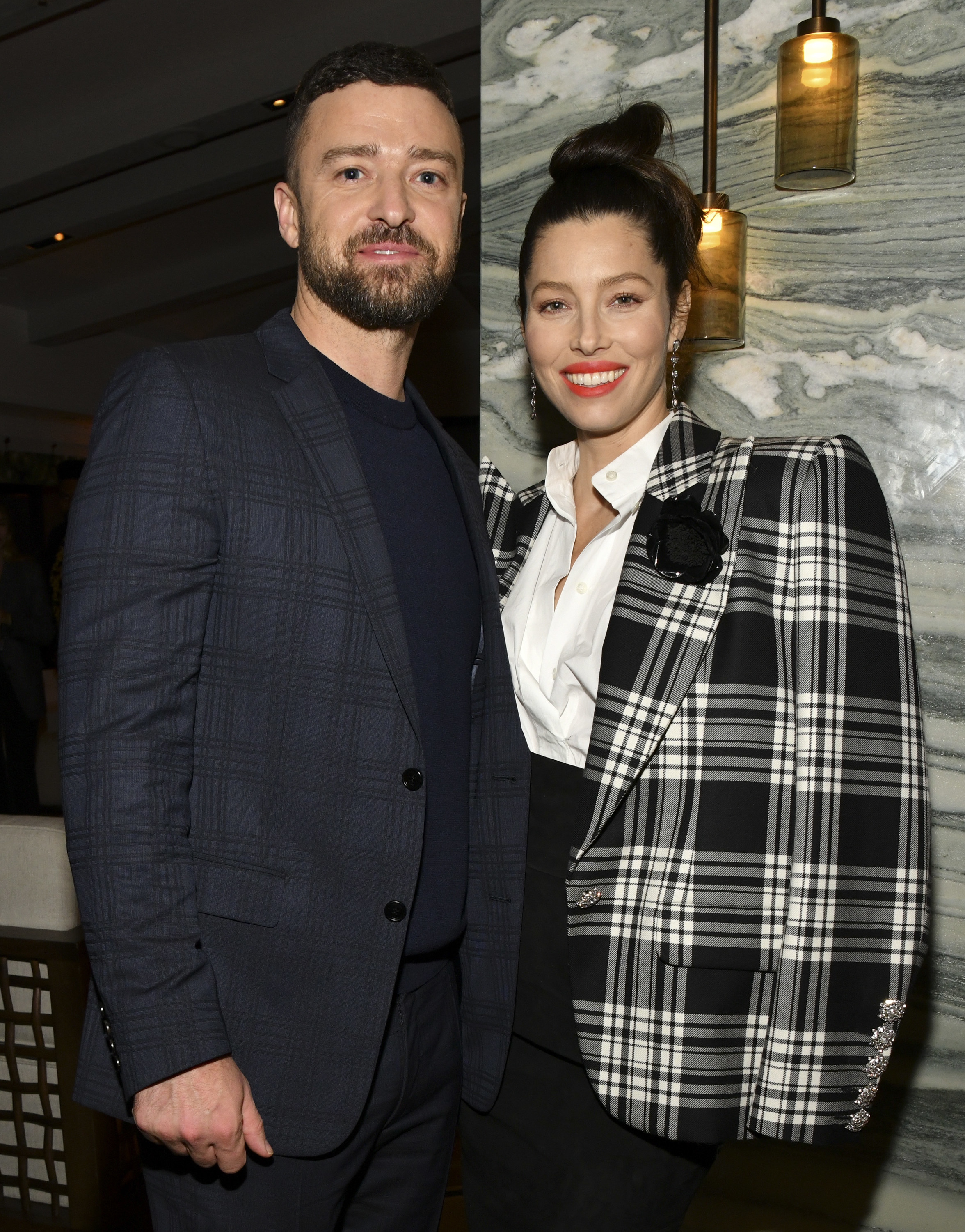 Justin Timberlake and Jessica Biel attend the premiere of season 3 of &quot;The Sinner&quot; on Feb. 3, 2020