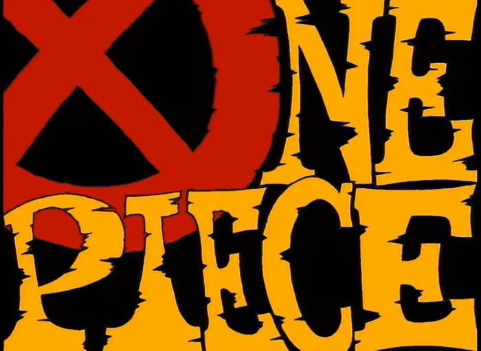 The title One Piece from the opening intro of the show