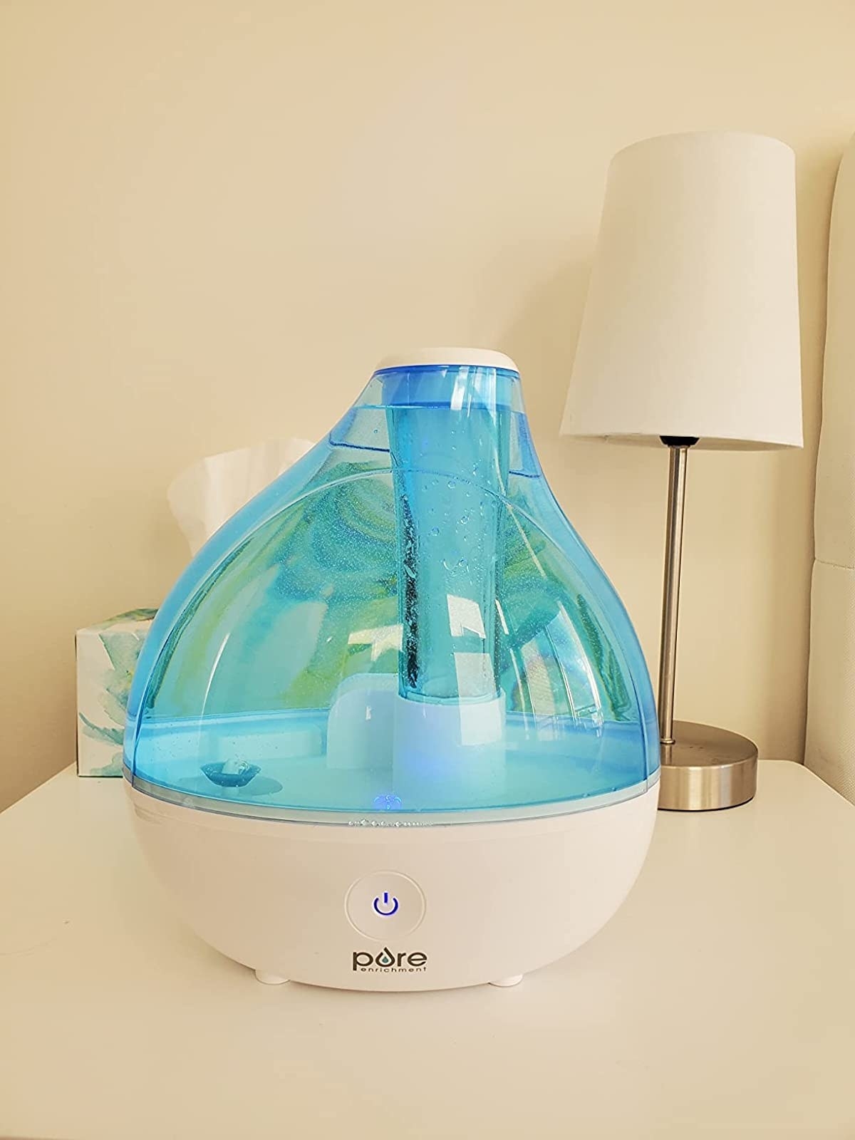 Reviewer photo of the humidifer