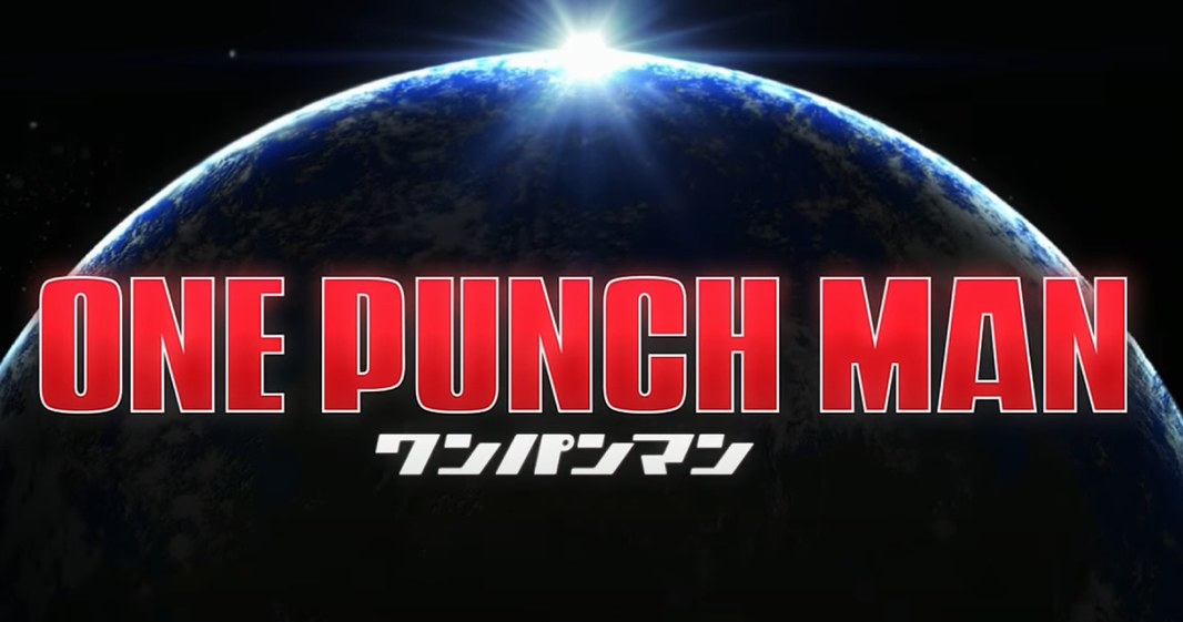 One Punch Man title from the opening intro