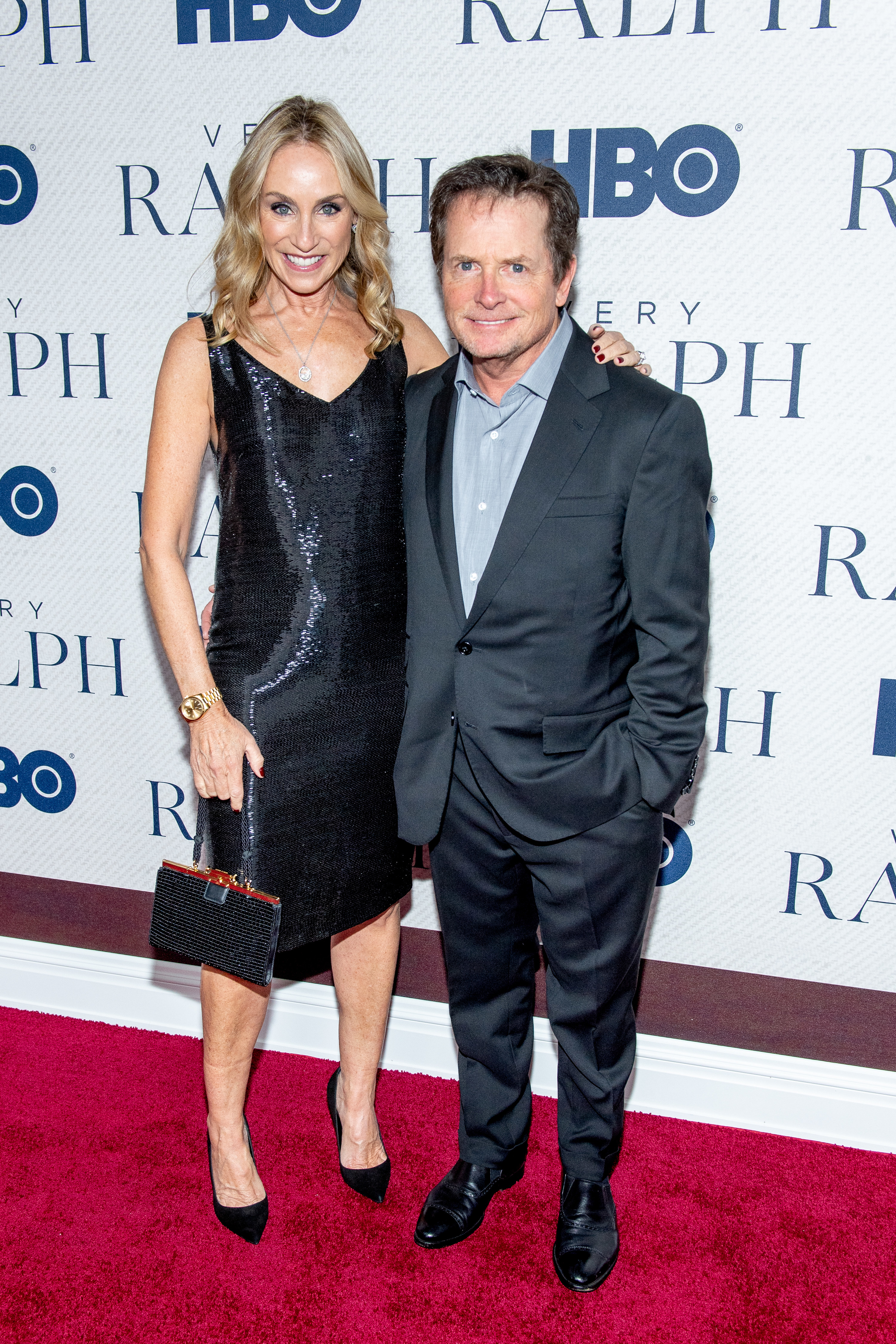Tracy Pollan and Michael J. Fox at the New York City premiere of HBO&#x27;s &quot;Very Ralph&quot; at The Metropolitan Museum of Art on October 23, 2019