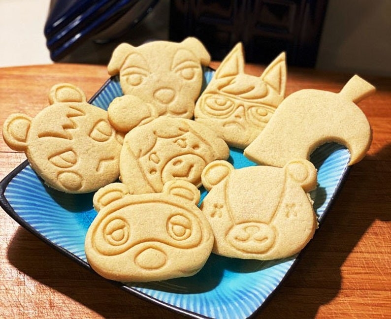 animal crossing character cookies
