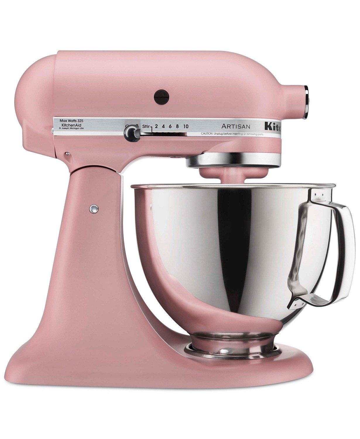 the dried rose colored stand mixer