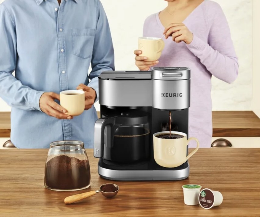 Models using a Keurig K-Duo coffee maker