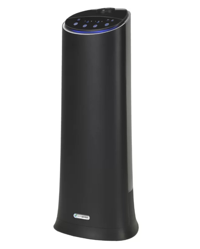 A black cool mist humidifier
