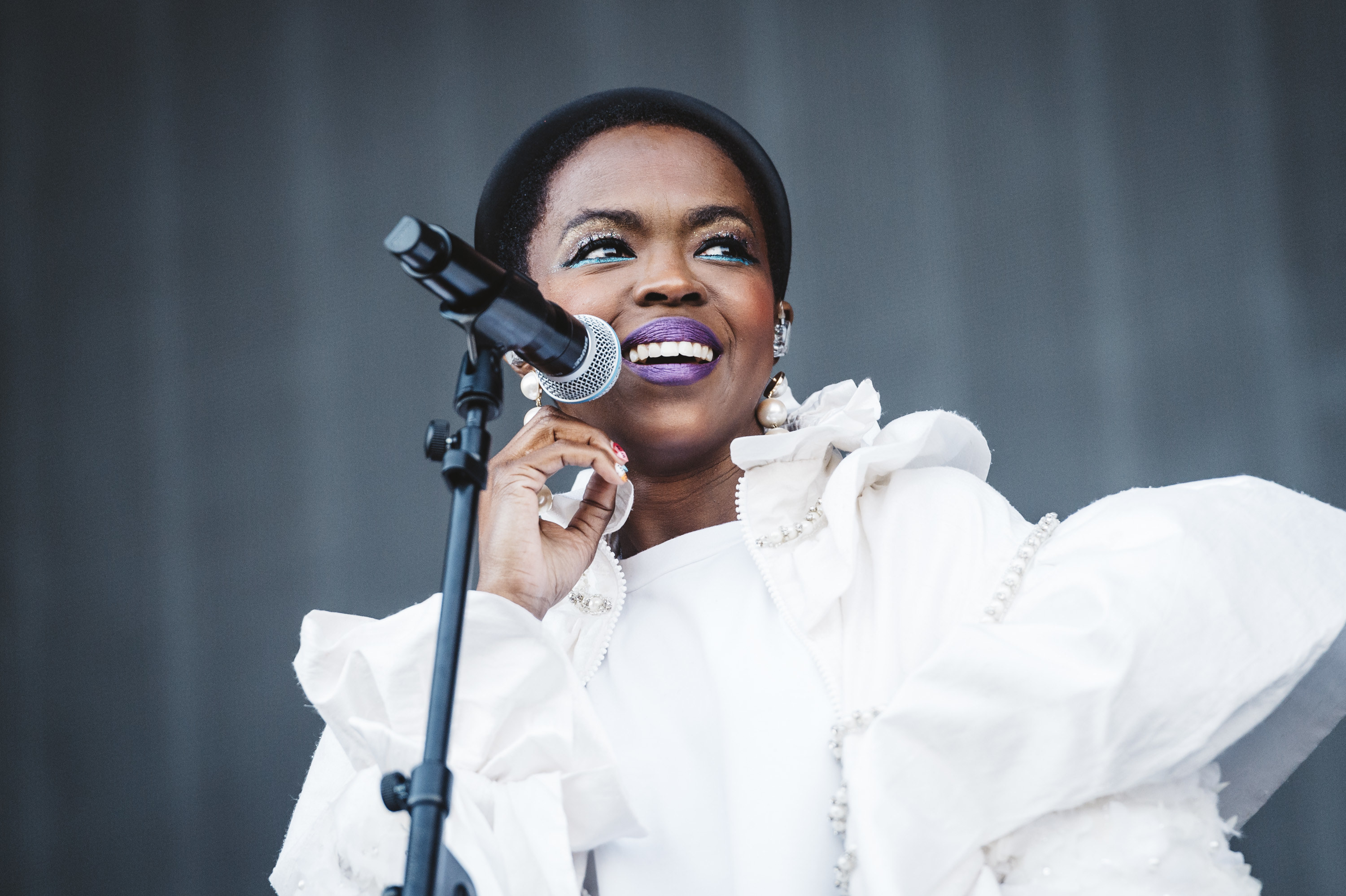 Lauryn Hill performs at the Madcool Festival in Madrid on July 11, 2019