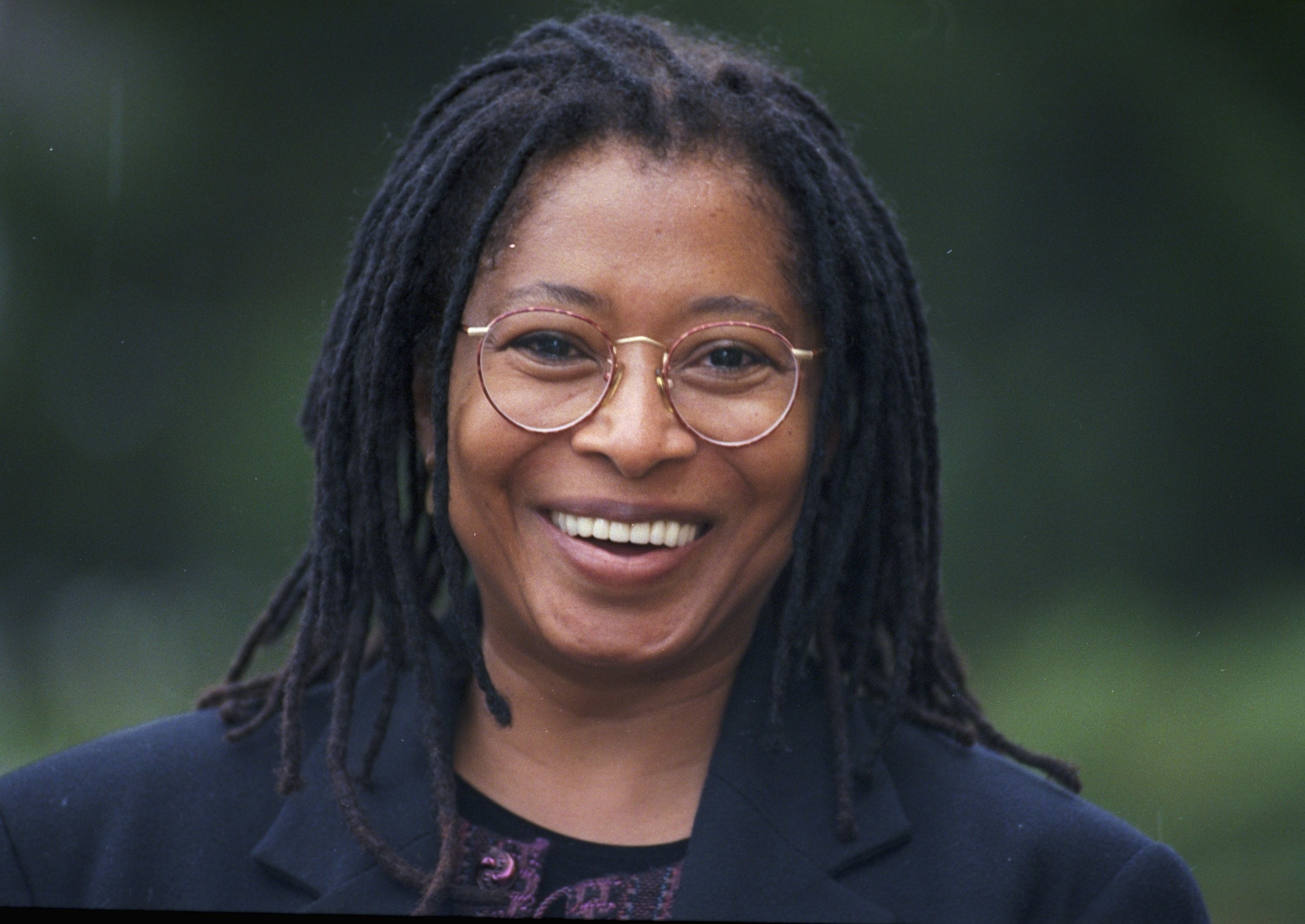 Alice Walker on the campus of Michigan State University on April 31, 1998