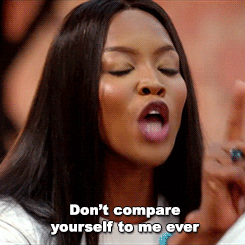 Naomi saying &quot;don&#x27;t compare yourself to me ever&quot;