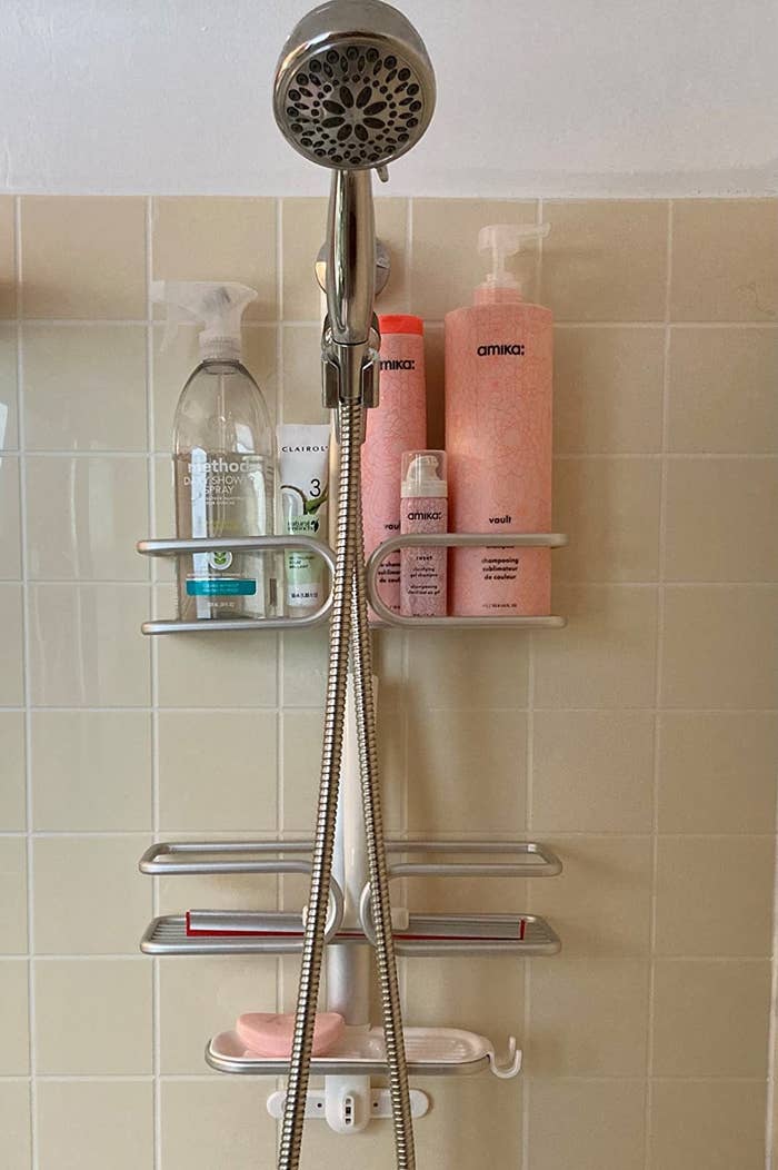 HOW TO KEEP YOUR SHOWER CADDY FROM SLIPPING OR FALLING DOWN