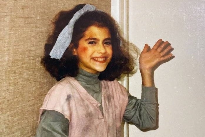 A childhood photo of Brittany Murphy