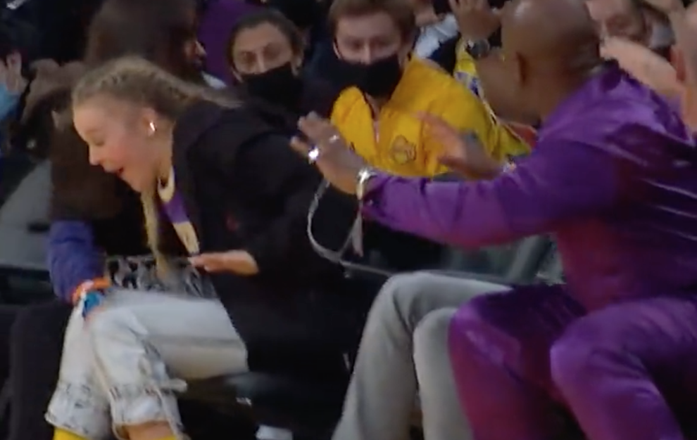 JoJo Siwa Almost Got Trampled At An NBA Game