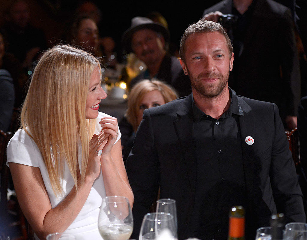 Gwyneth and Chris at an event