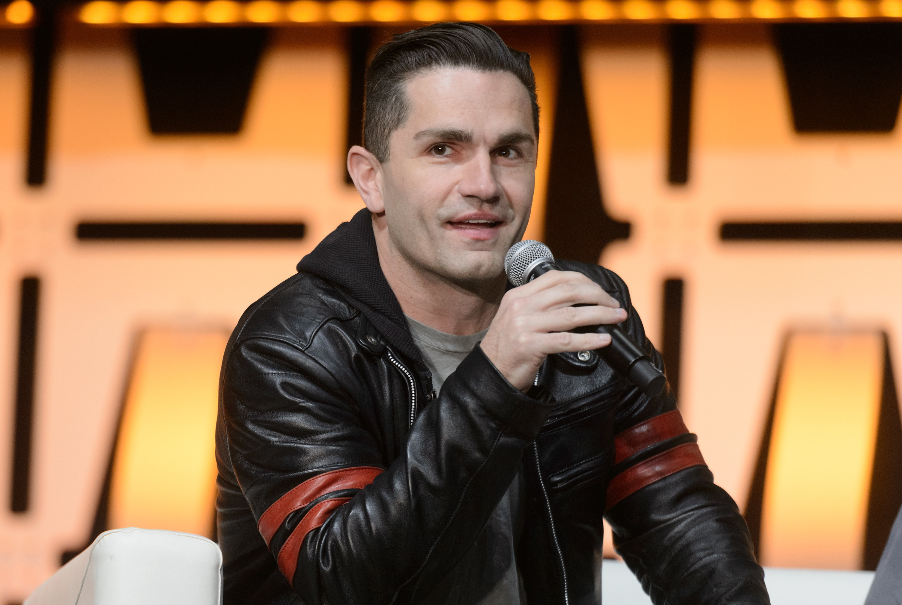 Sam Witwer attends &quot;Star Wars Celebration&quot; at McCormick Place Convention Center in 2019