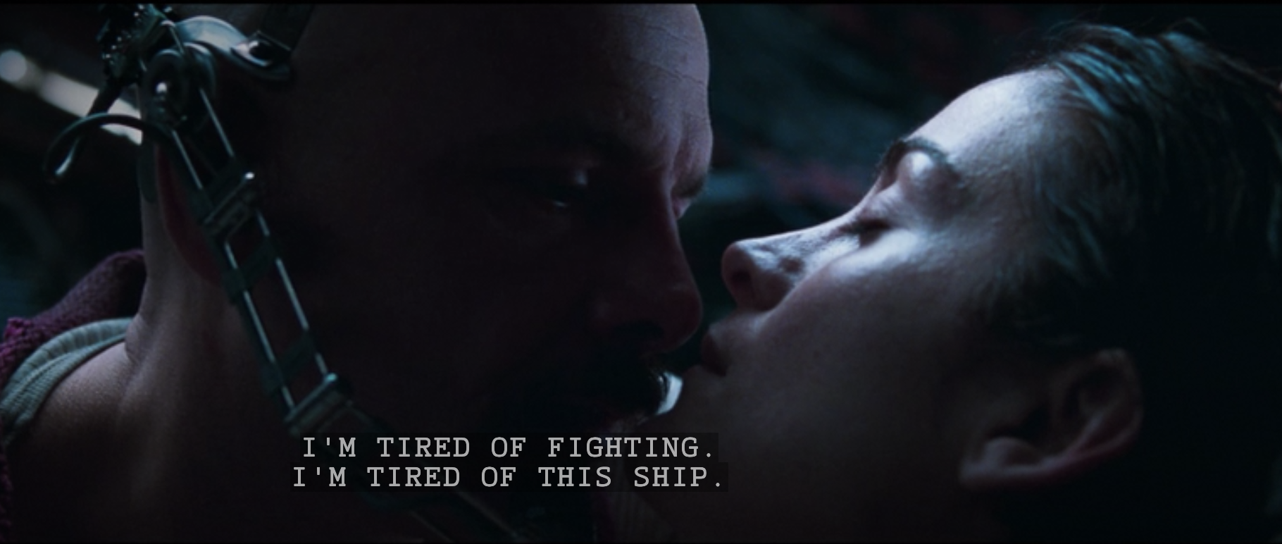 Cypher talking to an unconscious Trinity