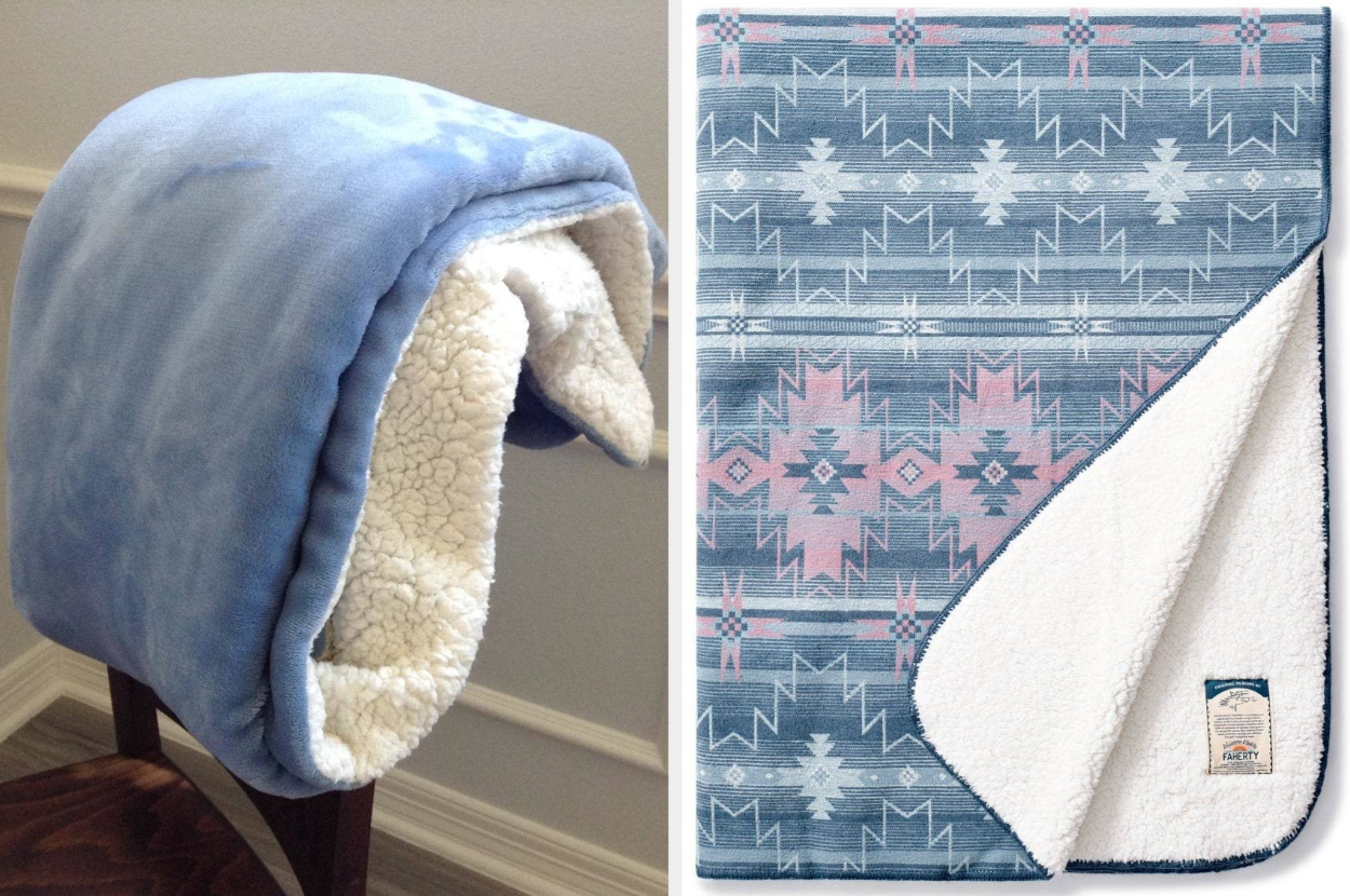 13 Best Sherpa Blankets For Keeping Cozy All Year Long