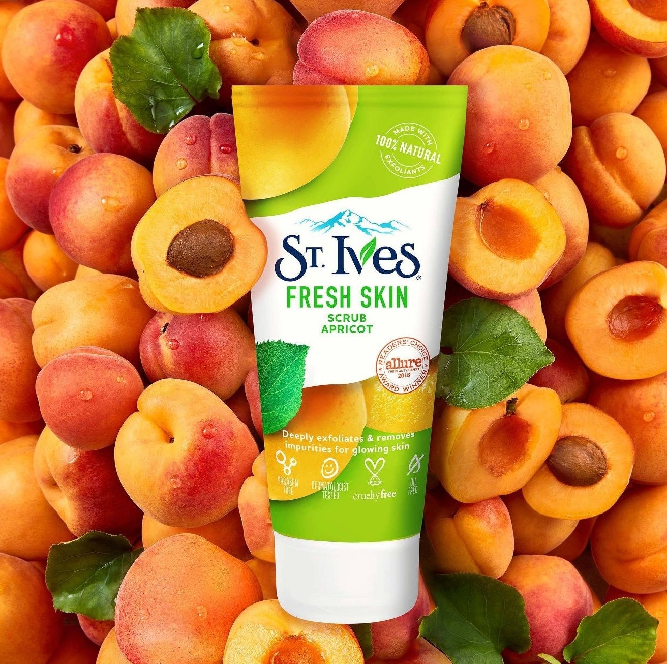 The St. Ives apricot facial scrub