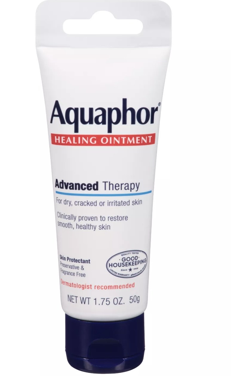 Product shot of Aquaphor&#x27;s Advanced Therapy Healing Ointment