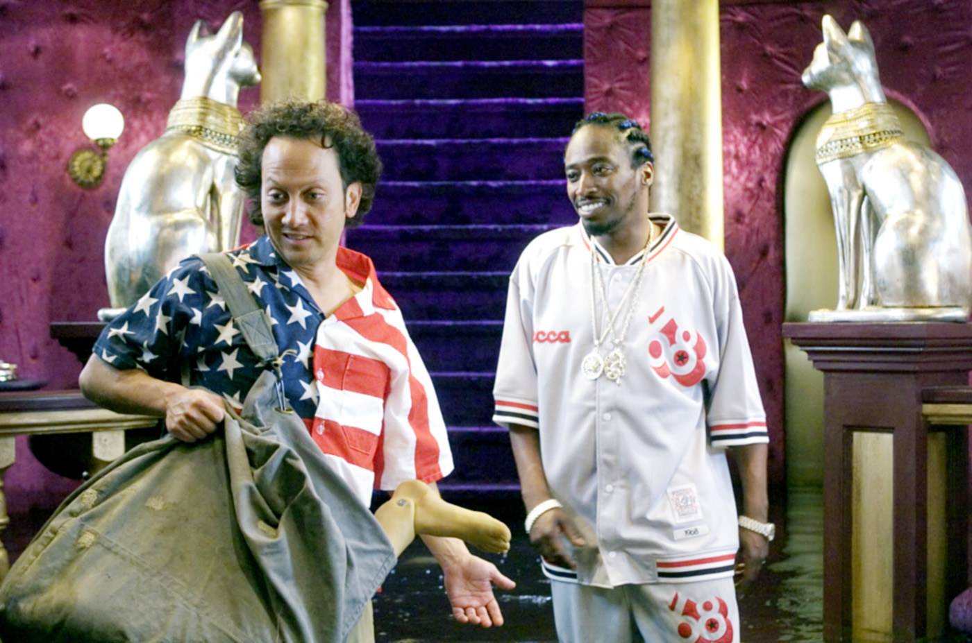 Rob Schneider as Deuce Bigalow and Eddie Griffin as T.J. Hicks in &quot;Deuce Bigalow: European Gigolo&quot;