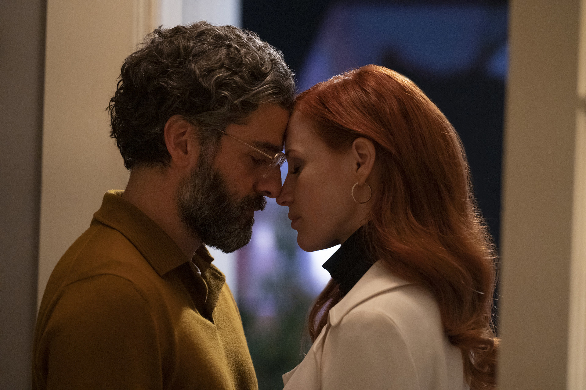 Oscar Isaac, Jessica Chastain in "Scenes From a Marriage"