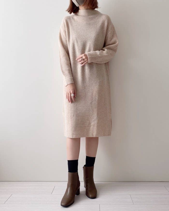 着た瞬間ポッカポカ 無印 ユニクロの あったかワンピ 快適すぎてもう手放せない