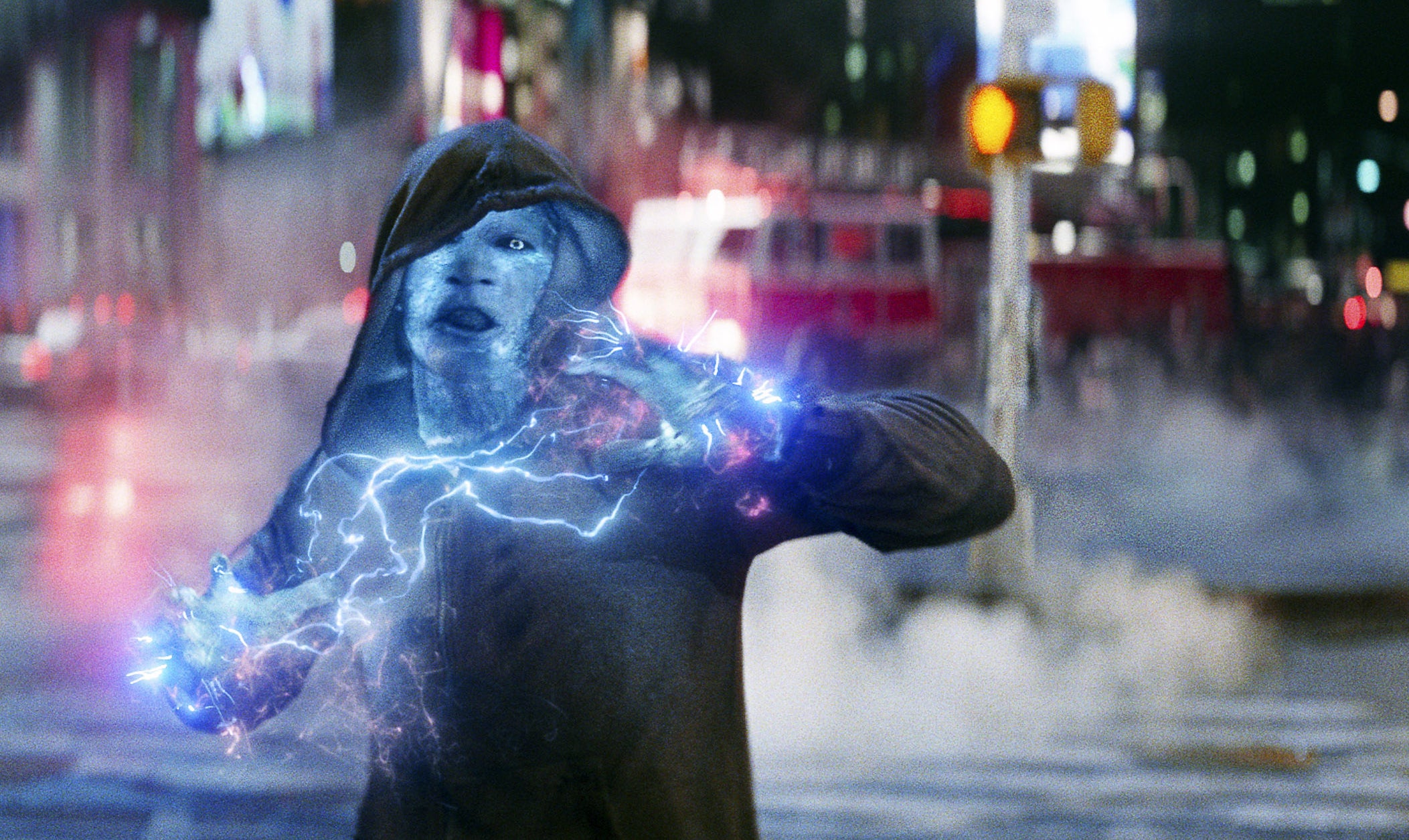 Jamie Foxx in "The Amazing Spider-Man 2"