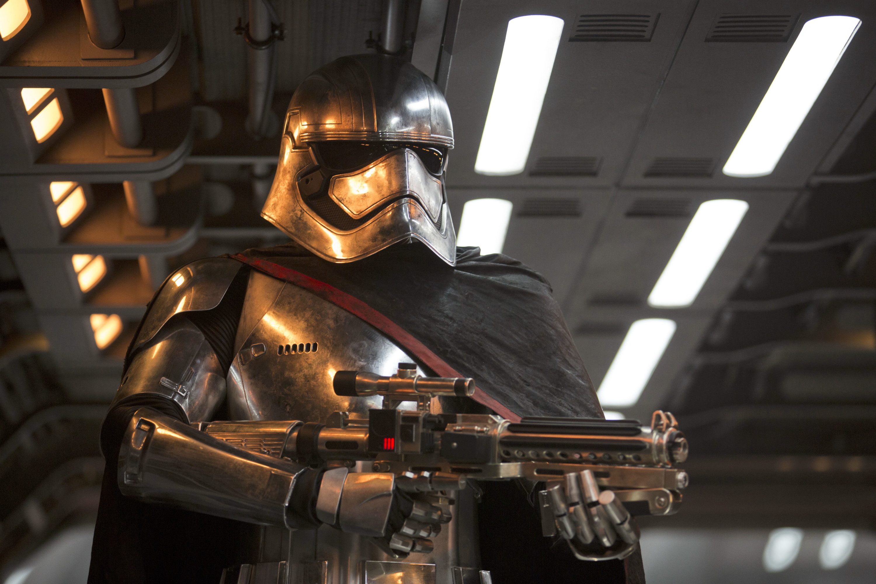 Gwendoline Christie as Captain Phasma in &quot;Star Wars, Episode VII: The Force Awakens&quot;