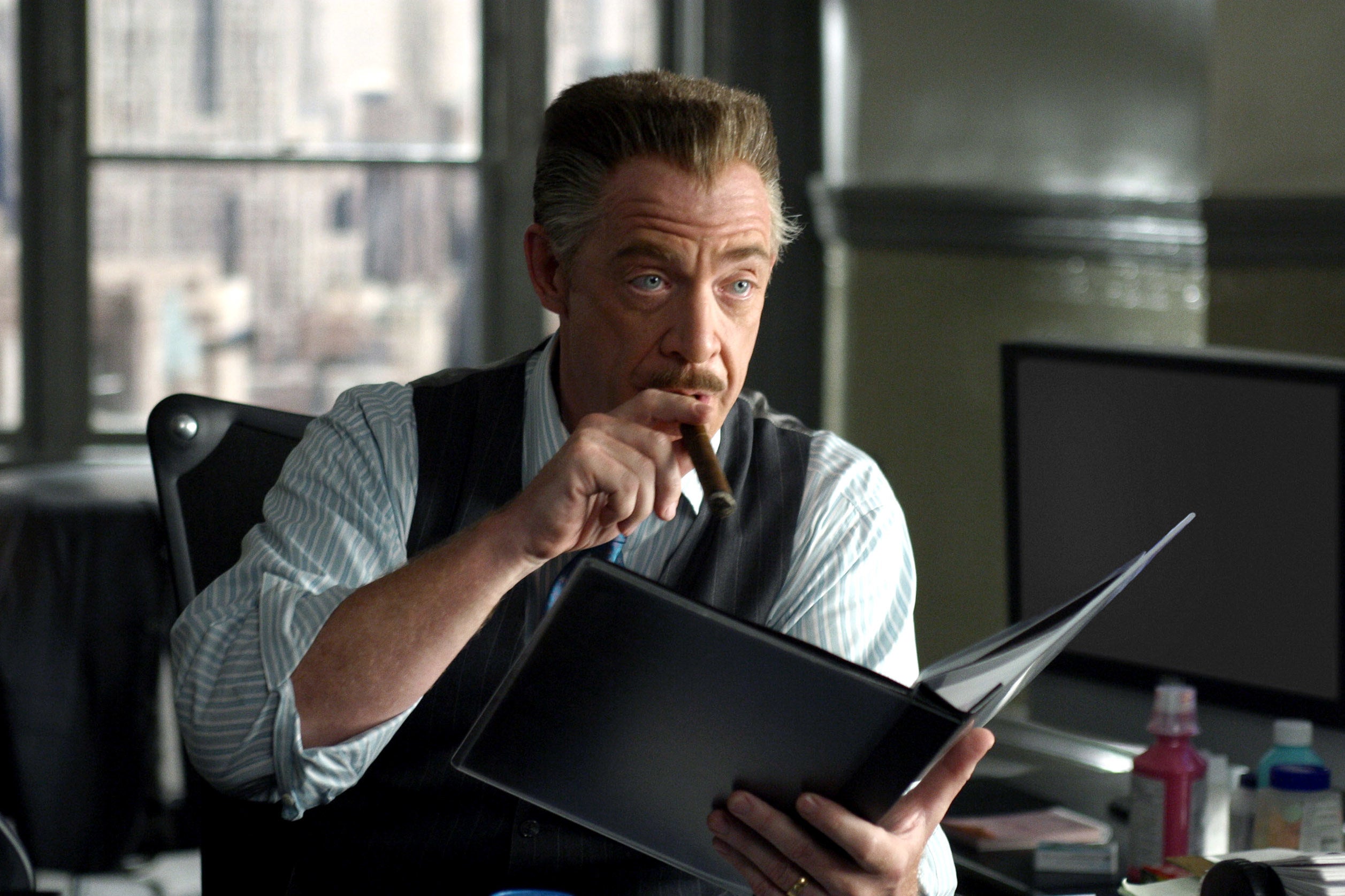 J.K. Simmons in "Spider-Man 2"