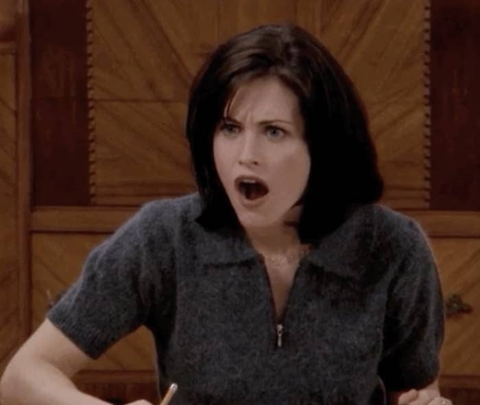 gasping monica geller