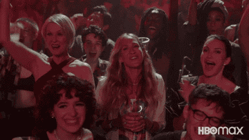 Miranda, Carrie, and Charlotte from