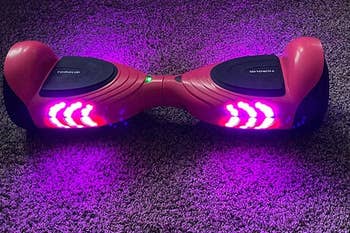 Reviewer image of pink hoverboard