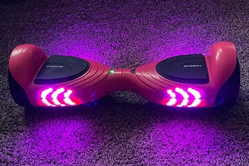 Reviewer image of pink hoverboard