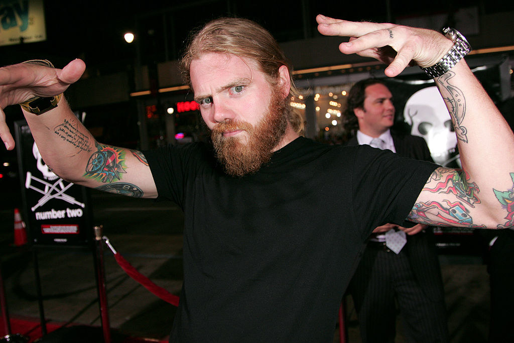 Ryan Dunn posing for a picture