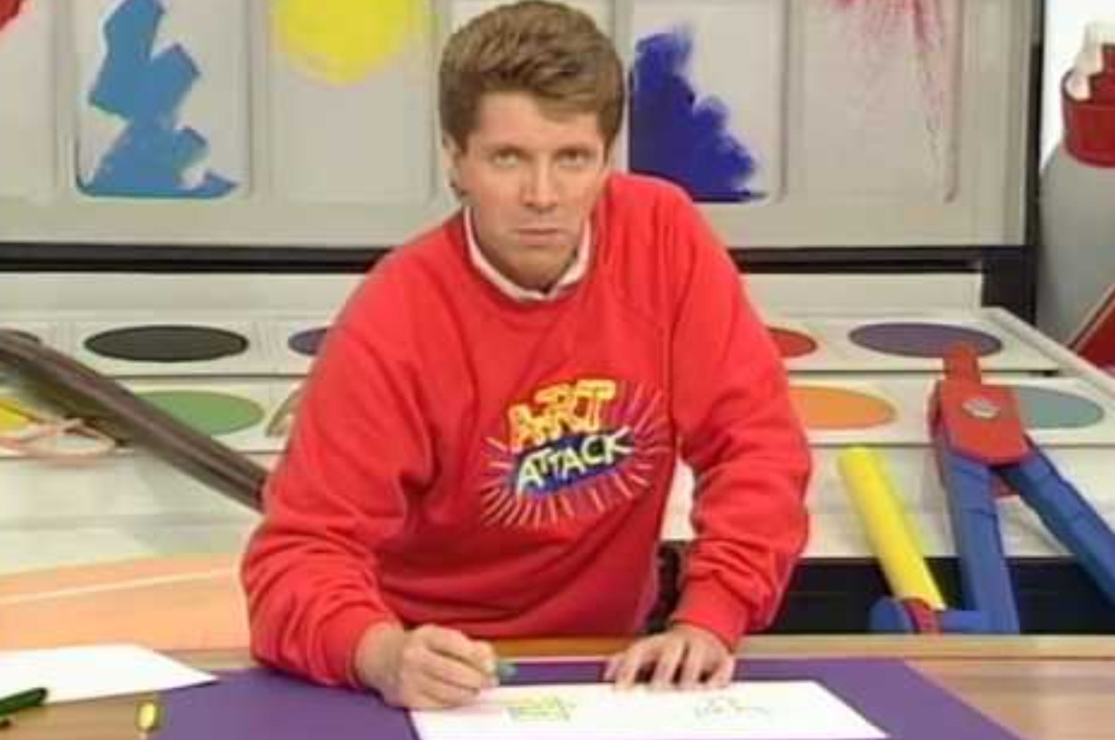 neil buchanan drawing in art attack