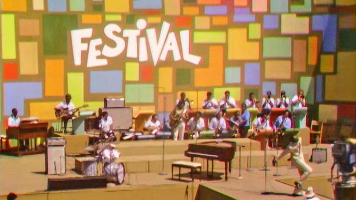 the stage of the harlem cultural festival