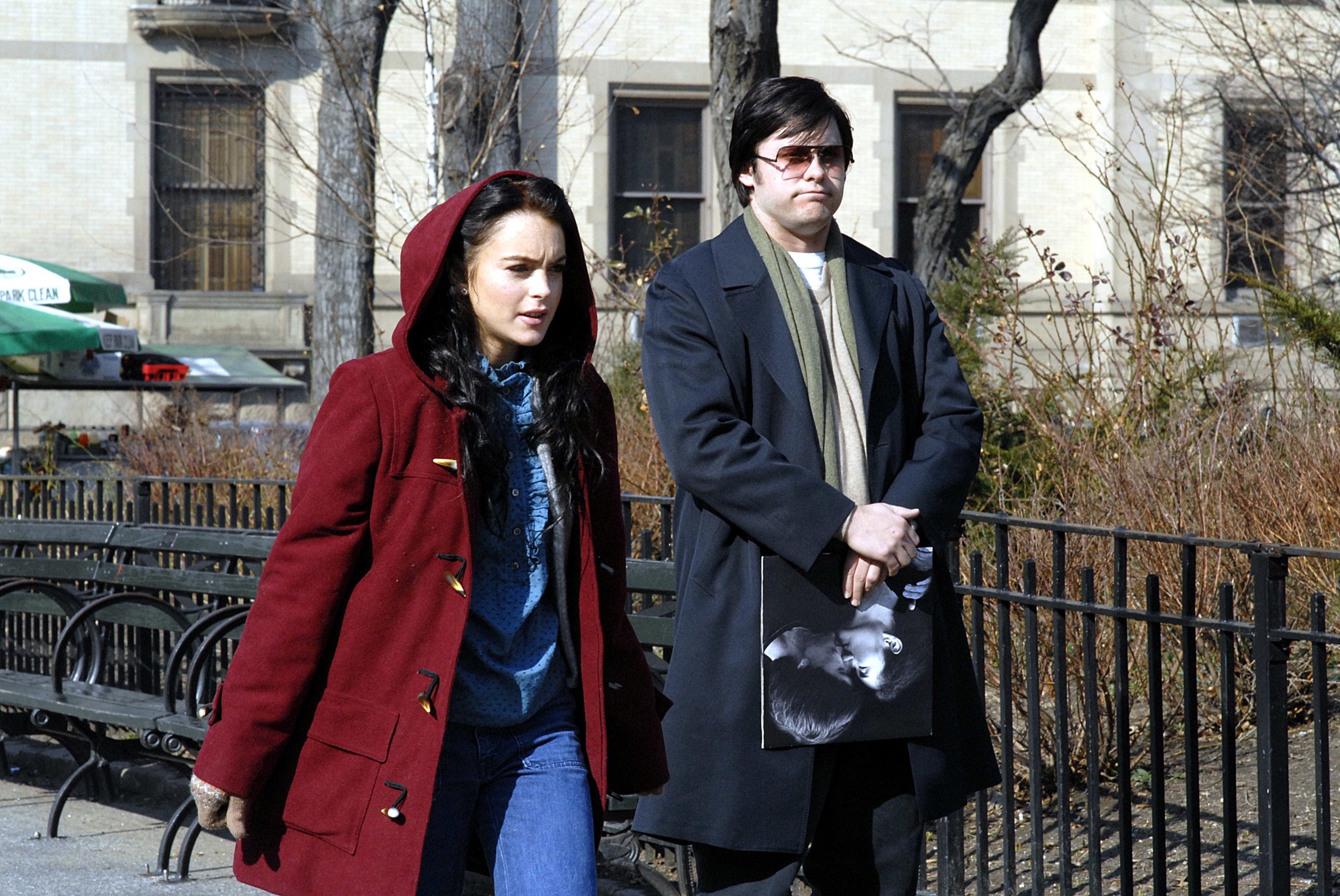 (L-R) Lindsay Lohan and Jared Leto in "Chapter 27"