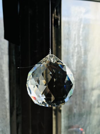 reviewer image of one of the glass suncatchers