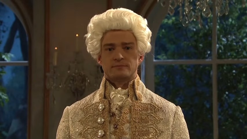 Justin Timberlake as Mozart in &quot;Saturday Night Live&quot;