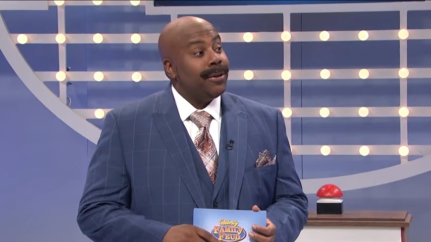 Kenan Thompson as Steve Harvey on &quot;Family Feud: Oscars Edition&quot; in &quot;Saturday Night Live&quot;