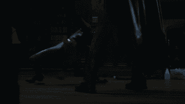 Catwoman and Batman fight
