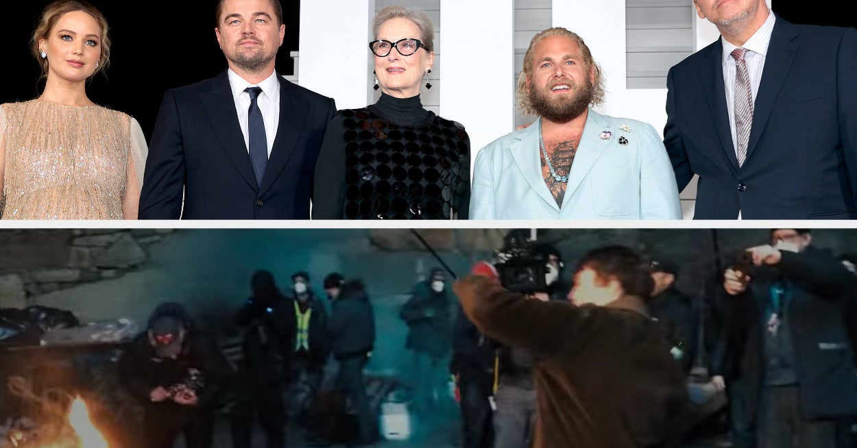 "Don't Look Up" Featured A Cameo By Its Masked Crew Members On Purpose, According To The Director