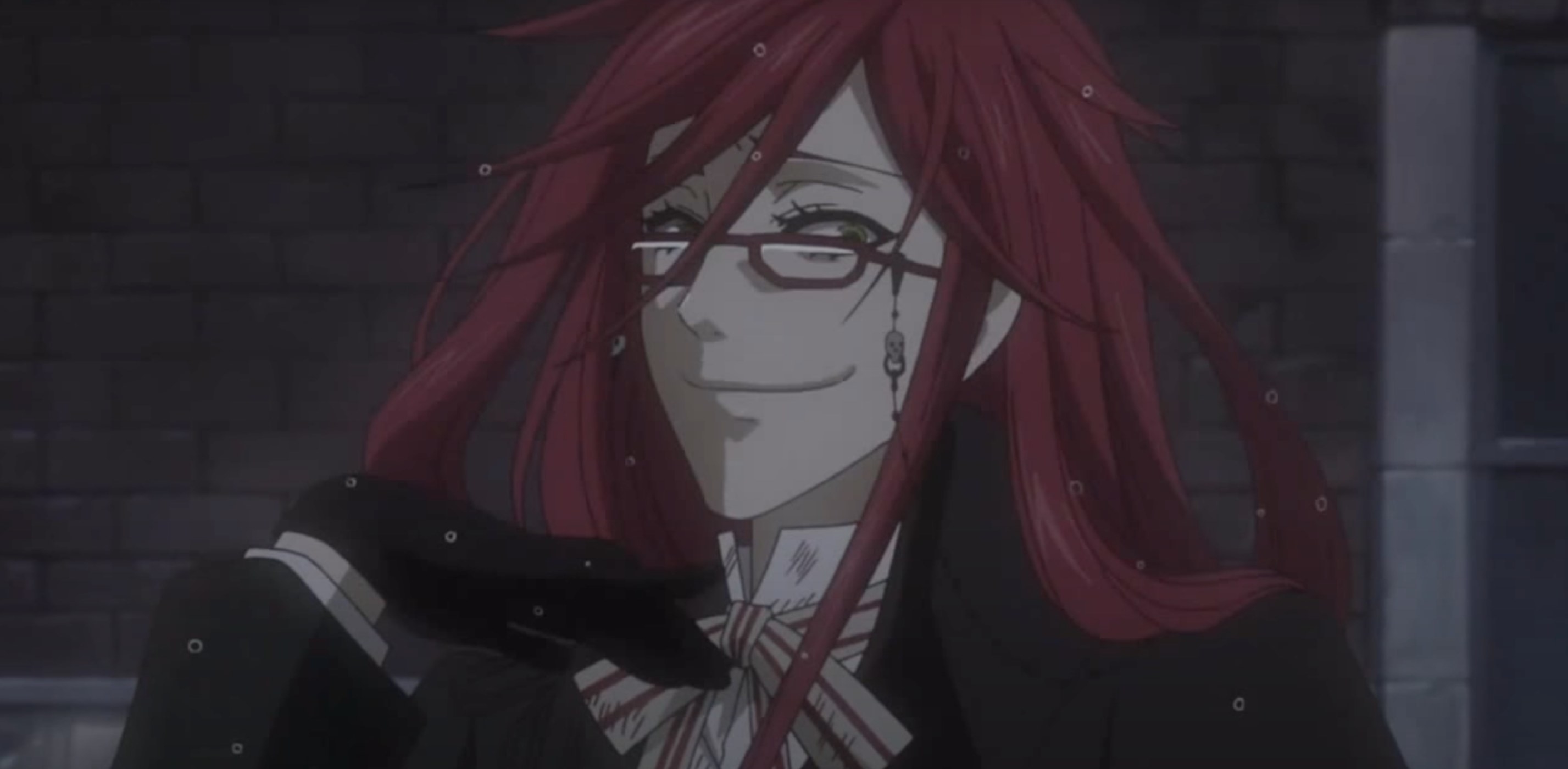 Grell coyly smiles at their unsuspecting enemies