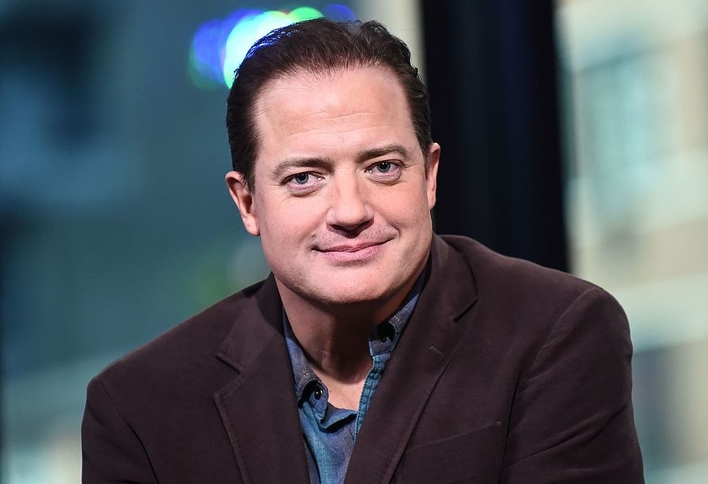 Brendan Fraser posing for portrait