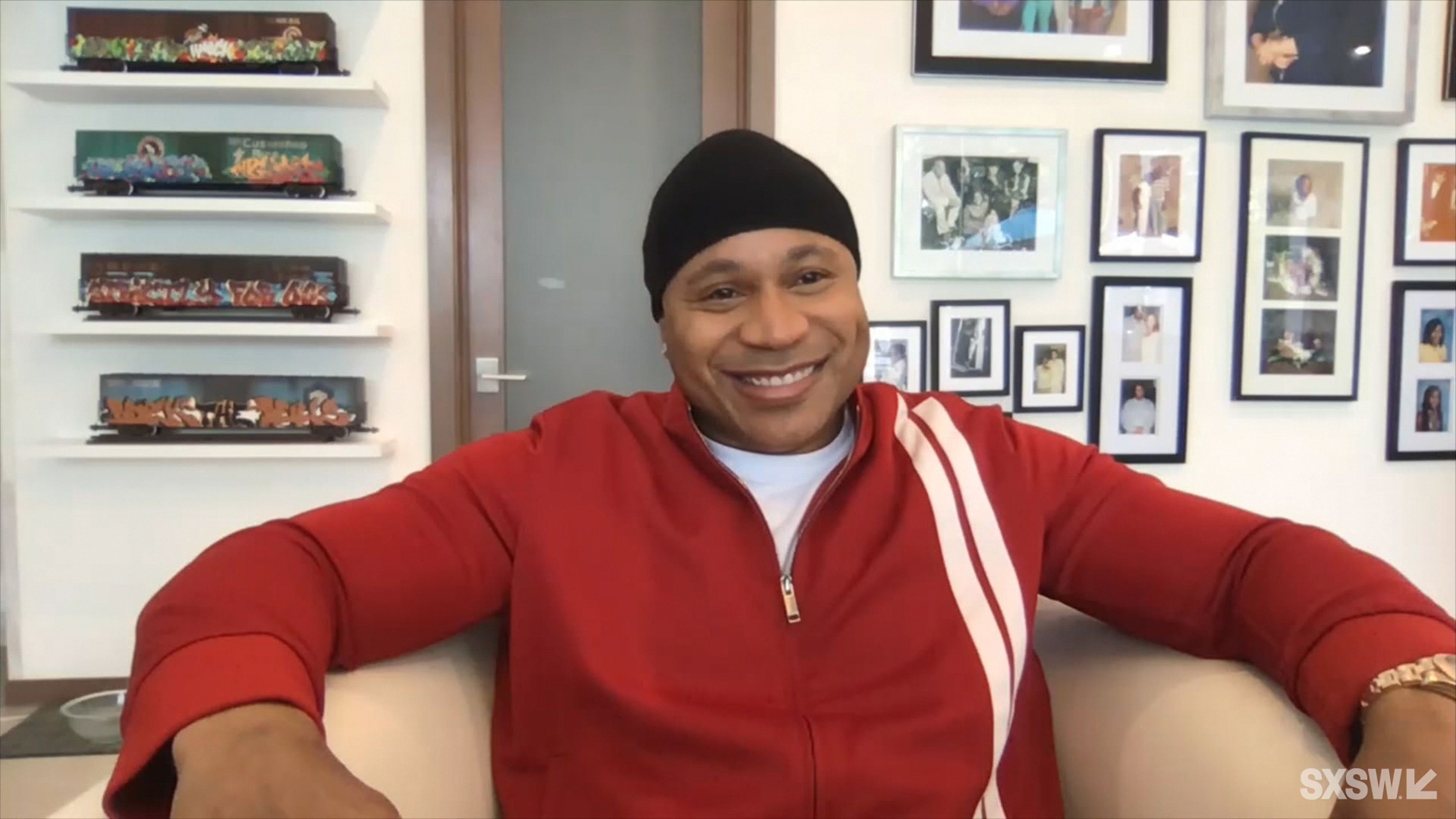 LL COOL J speaks on a zoom call