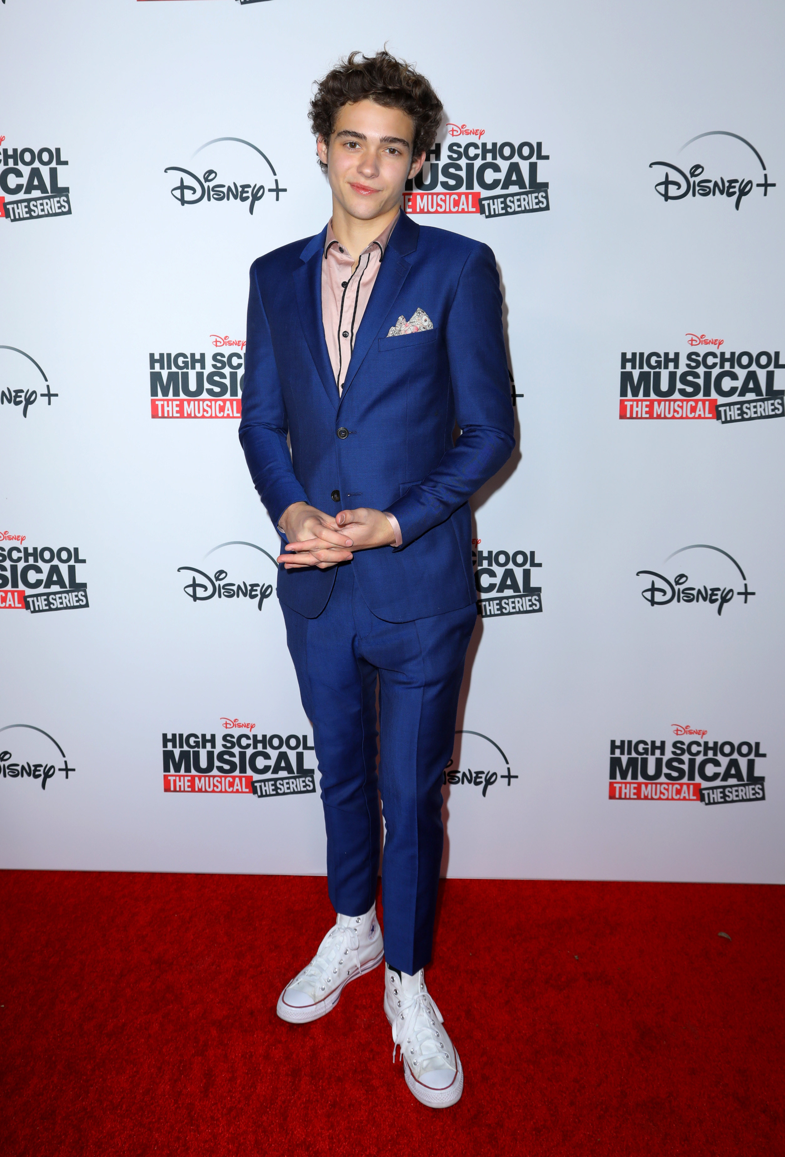 Joshua Bassett at the launch of the High School Musical: The Musical TV show in 2019