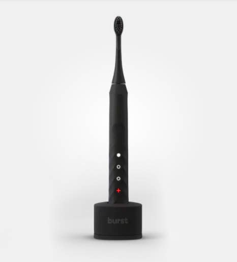 black electric toothbrush