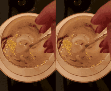 gif of the gold coffee