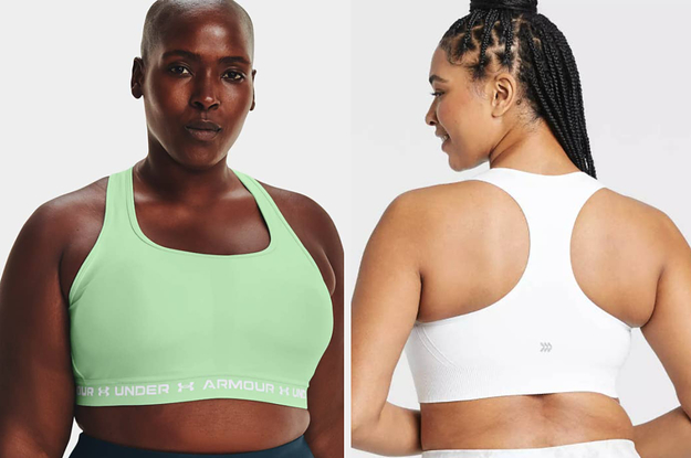 Models wearing sports bras